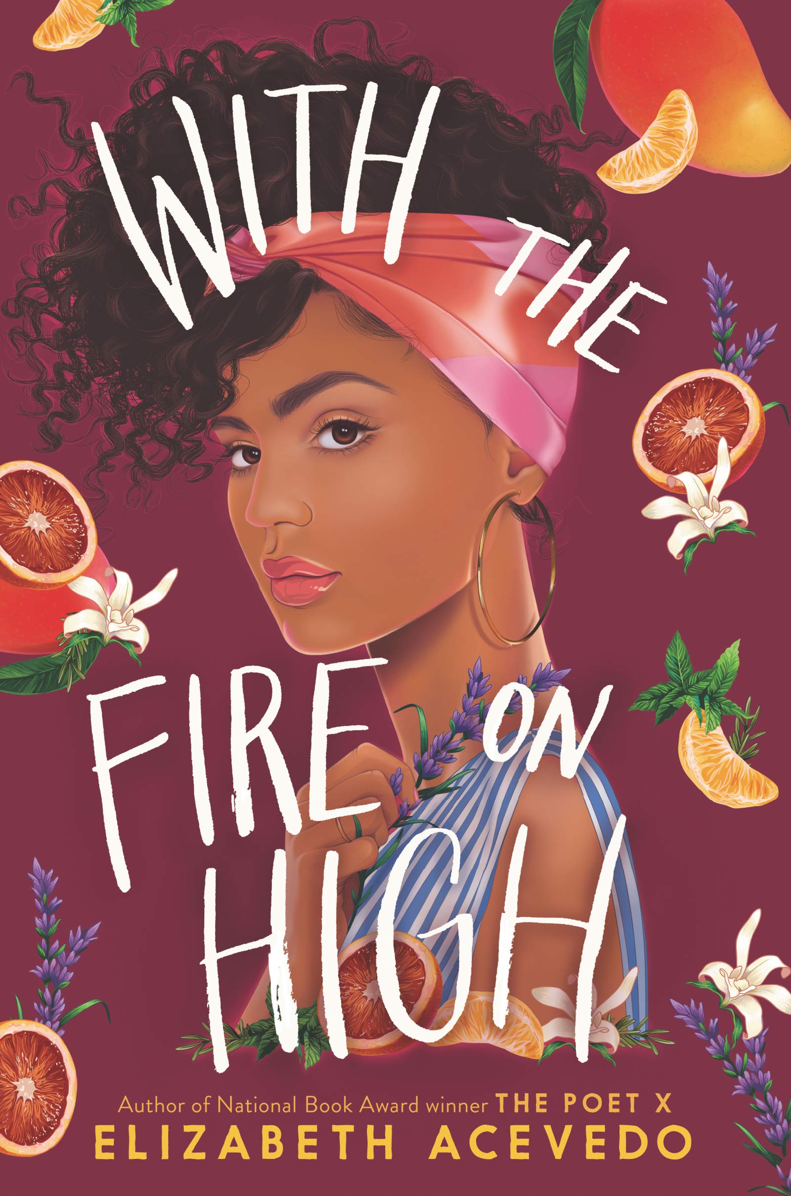 Cover of book called With The Fire on High